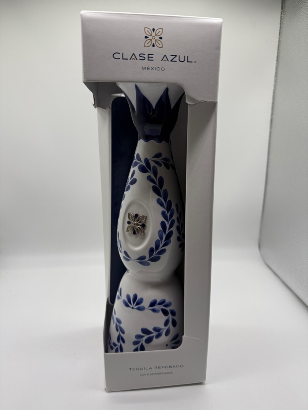Clase Azul Reposado 750ml Tequila Bottle in Box.